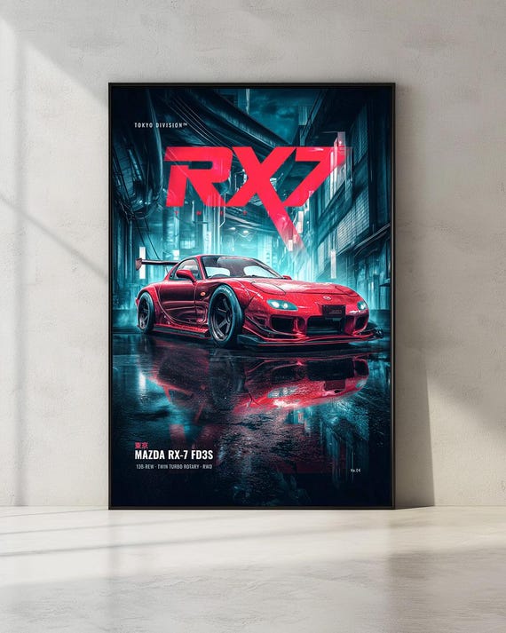 Mazda RX-7 FD3S Poster